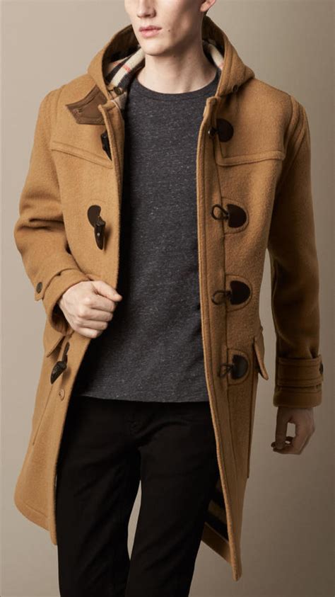 buy burberry duffle coat|burberry wool cashmere tailored coat.